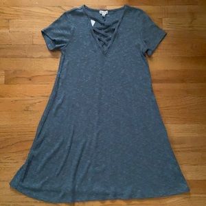 Blue T-Shirt Dress